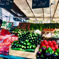 Photo taken at Marché d&amp;#39;Iéna by Sarah W. on 8/25/2018