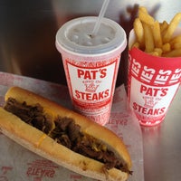Photo taken at Pat&amp;#39;s King of Steaks by Thomas S. on 4/25/2013