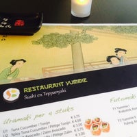 Photo taken at Yummie Sushi Tepanyaki by Jeff T. on 5/20/2014