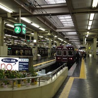 Photo taken at Hankyu Osaka-umeda Station (HK01) by Sihyun K. on 4/27/2013