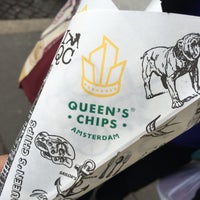 Photo taken at Queen&amp;#39;s Chips Amsterdam by Katey on 3/16/2016