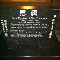 Photo taken at Sokoji, Soto Mission of San Francisco by Clint B. on 11/2/2012