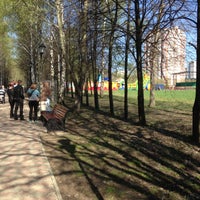 Photo taken at Парк им. 30-летия Победы by Lida A. on 5/9/2013