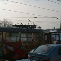 Photo taken at ŽST Vinohrady (tram, bus) by Peter G. on 3/27/2013