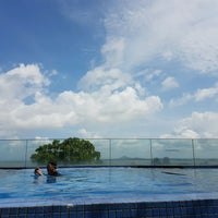 Photo taken at 8th Floor Rooftop Swimming Pool @ Changi Village Hotel by Pete C. on 12/25/2016
