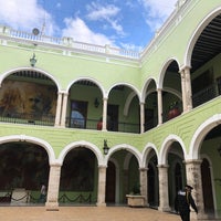 Photo taken at Palacio Municipal de Mérida by Kindall H. on 11/1/2019