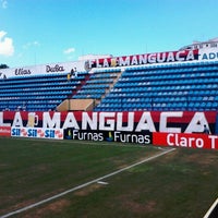 Photo taken at Estádio Aniceto Moscoso by Fabiano A. on 1/23/2013