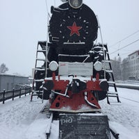 Photo taken at Паровоз на мурманском вокзале by Naoto on 3/17/2019
