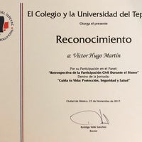 Photo taken at Universidad Del Tepeyac by Victor M. on 11/24/2017