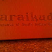 Photo taken at Karaikudi Chettinad South Indian Restaurant by Shane on 9/24/2012