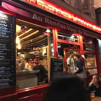 Photo taken at Au Rendez-Vous de Montmartre by Adam K. on 6/21/2018