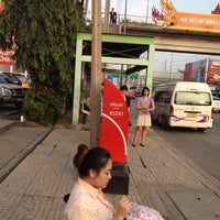 Photo taken at BMTA Bus Stop Big C Chaeng Watthana by Boosaba on 10/12/2012