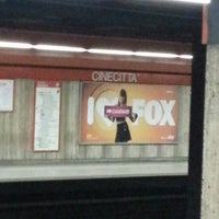 Photo taken at Metro Cinecittà (MA) by Vincenzo L. on 12/15/2012