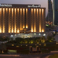 Photo taken at Sheraton Bahrain Hotel by Cristalyn P. on 8/18/2013