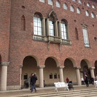 Photo taken at Stockholm City Hall by Natalia S. on 4/30/2013