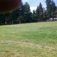 Photo taken at Canchas Zacatenco by Luis R. on 10/11/2012