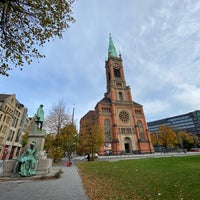 Photo taken at Martin-Luther-Platz by Anastasia G. on 10/29/2021