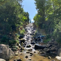 Photo taken at Wasserfall Viktoriapark by Anastasia G. on 7/18/2021