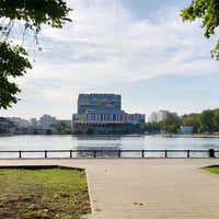 Photo taken at Останкинский сквер by Anastasia G. on 8/26/2018