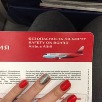 Photo taken at В Самолете Боинг 319 by Anastasia G. on 12/29/2017