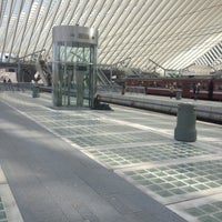 Photo taken at Liège-Guillemins Railway Station (XHN) by Alba M. on 4/18/2013