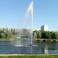 Photo taken at Русанівський канал by Олечка Г. on 8/13/2017
