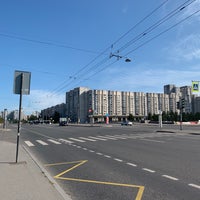 Photo taken at Мост Кораблестроителей by Helen on 8/18/2019