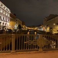 Photo taken at Voznesensky Bridge by Helen on 8/30/2019