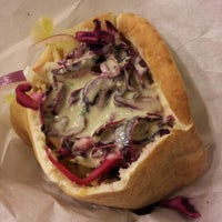 Photo taken at Cheep&amp;#39;s Pita Creations by E M. on 2/24/2013