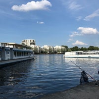 Photo taken at Anlegestelle Hafen Treptow by Vic on 7/10/2021