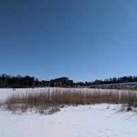 Photo taken at Puotilan uimaranta by Perttu H. on 3/30/2018