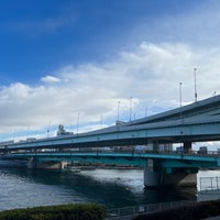 Photo taken at Sumidagawa-ohashi Bridge by Fuuraru on 1/24/2024