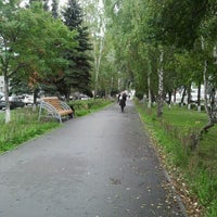 Photo taken at Аллея на ул. Кутузова by Надежда М. on 9/18/2012