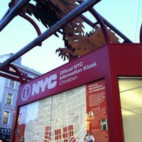 Photo taken at Official NYC Information Kiosk–Chinatown by NezKo J. on 3/30/2013