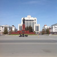 Photo taken at Памятник В.И. Ленину by Marina on 5/3/2013