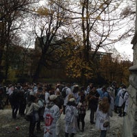 Photo taken at Lycée Emile Jacqmain by Virginie C. on 11/17/2016
