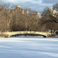 Photo taken at Bow Bridge by Anne B. on 1/21/2024