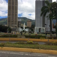 Photo taken at Plaza Venezuela by Tulio V. on 11/29/2015