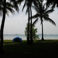 Photo taken at Pasir Ris Beach - Campsite by Mikhail G. on 6/15/2013