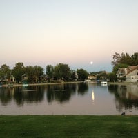 Photo taken at Lake Calabasas by Meire on 9/30/2012