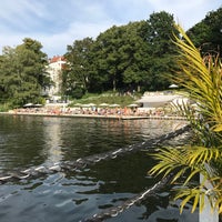 Photo taken at Freibad Halensee by Patrick W. on 8/30/2017