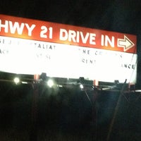 Photo taken at Hwy 21 Drive-in Theatre by Tracy H. on 4/3/2013