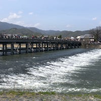 Photo taken at Togetsu-kyo Bridge by 泰樹 on 3/30/2024