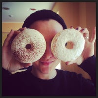 Photo taken at MO Donuts &amp; Coffee by Kristina on 2/28/2013
