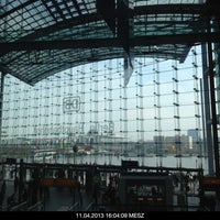 Photo taken at Berlin Central Station by Burkhardt M. on 4/11/2013