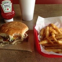 Photo taken at Moonies Burger House by Jeffrey S. on 12/29/2012
