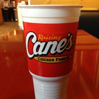 Photo taken at Raising Cane&amp;#39;s Chicken Fingers by Rhettest In Room on 4/21/2013