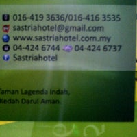 Foto tirada no(a) Sastria Hotel Sungai Petani por fakrulruzi z. em 9/25/2012
