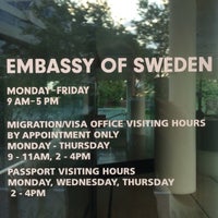 Photo taken at Embassy of Sweden by Ryan C. on 7/16/2015