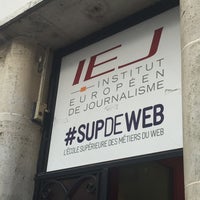 Photo taken at IEJ Paris - Institut Européen du Journalisme by Fadhila B. on 1/7/2016
